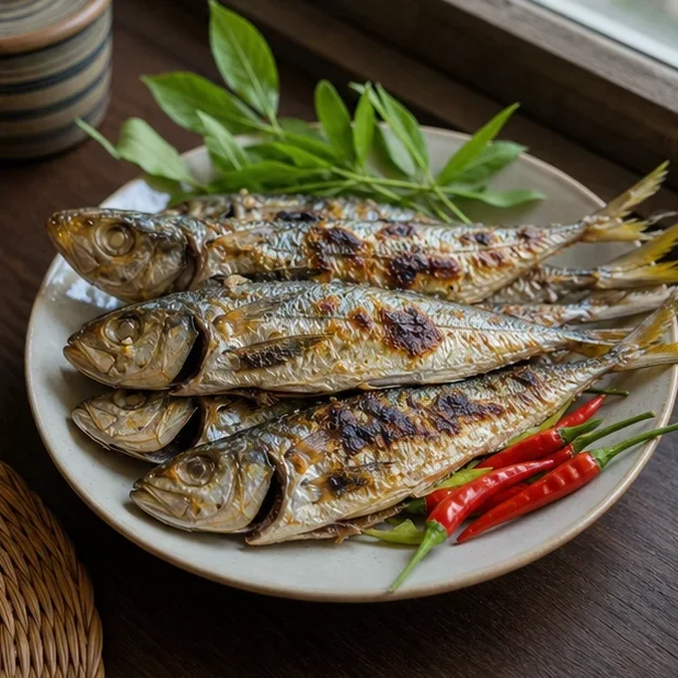 Cá chỉ vàng nướng