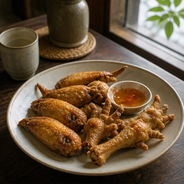 Gà (chiên mắm/rang muối)