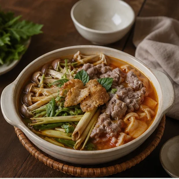 Lẩu Thái (Bò-Sụn)