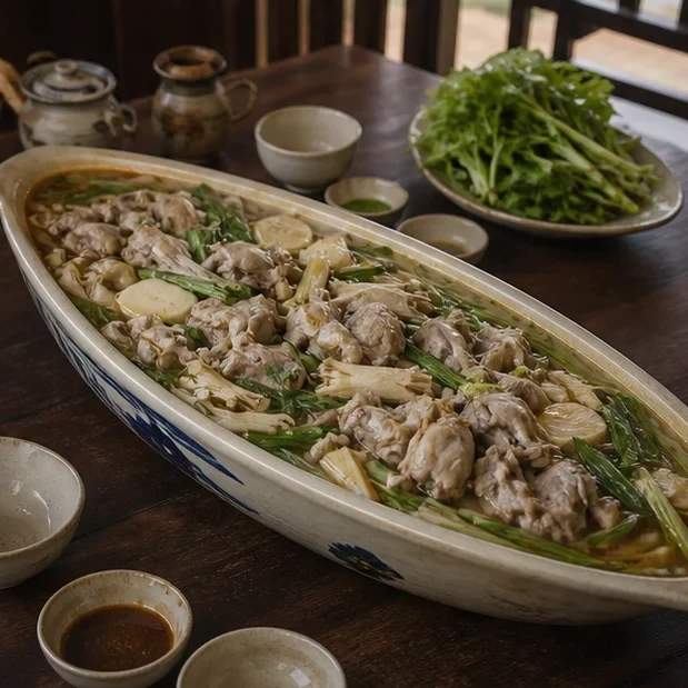 Lẩu thuyền cỡ lớn (6-8 người)