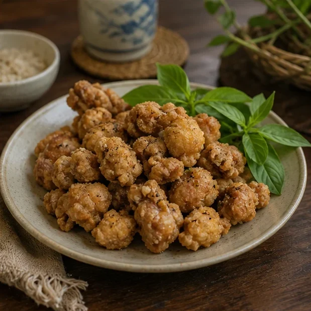 Sụn gà rang muối